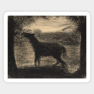 Foal by Georges-Pierre Seurat Sticker